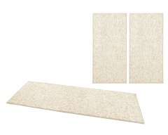 BT Carpet Ložnicová sada Wolly 102843 Creme (Rozměry koberců 3 díly: 67x140 (2x), 67x250 (1x))