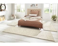 BT Carpet Ložnicová sada Wolly 102843 Creme (Rozměry koberců 3 díly: 67x140 (2x), 67x250 (1x))