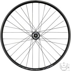 Force Zapletené kolo XC Disc 7026001 584-19 - přední 100/9 mm 804332, 32 děr, 6 děr, černá (27,5)