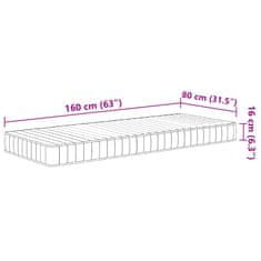 Petromila Pěnová matrace pro děti středně měkká 80 x 160 cm