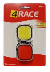 4Race Blikačka přední+zadní Mini USB černé