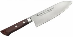 Satake Cutlery Mahagonový nůž Santoku 17 cm Unique