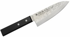 Satake Cutlery Nůž Deba 15,5 cm Nashiji Black Pakka