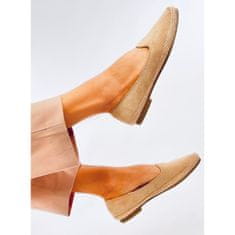 Dámské baleríny espadrille Camel velikost 39