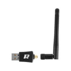 Rebel WiFi síťová karta 5GHz 802.11 a/c/b/g/n USB adaptér s anténou černý KOM0640-5