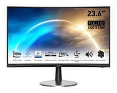 MSI LED monitor PRO MP2422C 23,6 100Hz 1ms 1500R