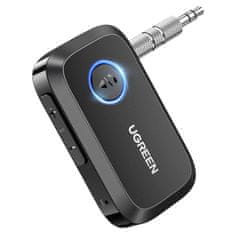 shumee Bluetooth 5.3 AUX audio přijímač 3.5mm mini jack Ugreen CM596 černý