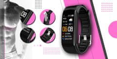 Giewont Smartband Giewont Fit&Go Duo Gw200-4 - Black + Řemínek Think Pink