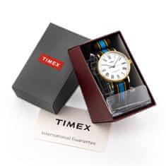 Timex Dámské analogové hodinky Oyella modro-hnědá One size