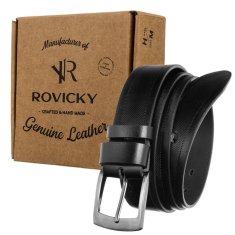 Rovicky Pánský opasek s klasickou sponou Coldgaze černá 105cm