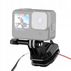 Puluz KLIPS DRŽÁK Upevnění Sklo Motocykl Motor GoPro SJCAM XIAOMI INSTA360 DJI