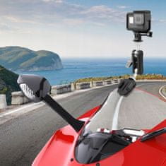 Puluz KLIPS DRŽÁK Upevnění Sklo Motocykl Motor GoPro SJCAM XIAOMI INSTA360 DJI