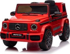 Baby Mix Elektrické autíčko Baby Mix Mercedes-Benz G63 AMG red