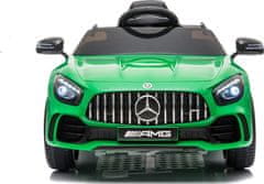 Baby Mix Elektrické autíčko Baby Mix Mercedes-Benz GTR-S AMG green