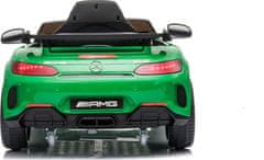 Baby Mix Elektrické autíčko Baby Mix Mercedes-Benz GTR-S AMG green