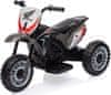 Elektrická motorka Baby Mix Honda CRF 450R šedá