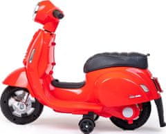 Baby Mix Dětská elektrická motorka Baby Mix Vespa červená