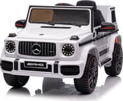 Baby Mix Elektrické autíčko Baby Mix Mercedes-Benz G63 AMG white