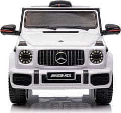 Baby Mix Elektrické autíčko Baby Mix Mercedes-Benz G63 AMG white