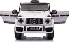 Baby Mix Elektrické autíčko Baby Mix Mercedes-Benz G63 AMG white