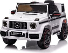 Baby Mix Elektrické autíčko Baby Mix Mercedes-Benz G63 AMG white