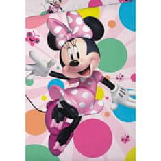 FARO Textil Dětské povlečení Myška Minnie s motýlky 140x200 cm