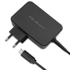 Qoltec PD 120W Turbo rychlonabíječka | 5-28V | 3-4,5A | USB-C | Černá