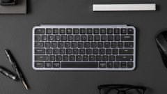 Keychron B1 Pro Bezdrátová klávesnice Ultra-Slim, Bluetooth & 2.4GHz, Space Gray - B1P-K1