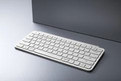 Keychron B1 Pro Bezdrátová klávesnice Ultra-Slim, Bluetooth & 2.4GHz, Ivory White - B1P-K8