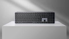 Keychron B6 Pro Bezdrátová klávesnice Ultra-Slim, Bluetooth & 2.4GHz, Space Gray - B6P-K1