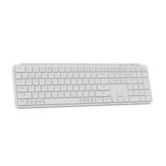 Keychron B6 Pro Bezdrátová klávesnice Ultra-Slim, Bluetooth & 2.4GHz, Ivory White - B6P-K8