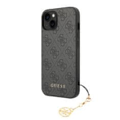 Guess  4G Charm Zadní Kryt pro iPhone 13 Tone on Tone Grey