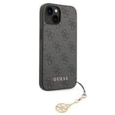 Guess  4G Charm Zadní Kryt pro iPhone 13 Tone on Tone Grey