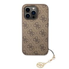 Guess  4G Charm Zadní Kryt pro iPhone 13 Pro Tone on Tone Brown