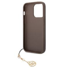 Guess  4G Charm Zadní Kryt pro iPhone 13 Pro Tone on Tone Brown