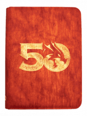 Obal na knihu Dungeons & Dragons - 50th Anniversary Premium Zip Book & Character Folio (Ultra Pro)