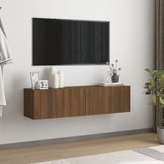 Vidaxl TV skříňka hnědý dub 120x30x30 cm kompozitní dřevo