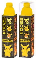 CurePink Plastová láhev na pití Pokémon: Pikachu 0025 (objem 650 ml)