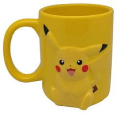 CurePink Keramický 3D hrnek Pokémon: Pikachu (objem 325 ml)