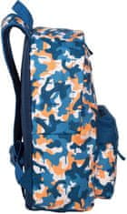 CurePink Batoh Fortnite: Blue Camo (objem 18 litrů|31 x 41 x 14 cm) modrá tkanina