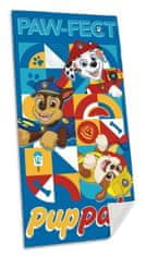 CurePink Osuška Paw Patrol|Tlapková patrola: Štěňata (70 x 140 cm)