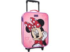 Vadobag Dětský kufr Minnie Mouse I Was Made For This