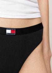 Tommy Hilfiger Dámská tanga UW0UW05641 3pack, Černá, L