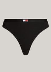 Tommy Hilfiger Dámská tanga UW0UW05641 3pack, Černá, L