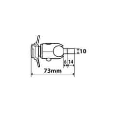 LAMPA Montáž na motocykl pro pouzdro smartphonu M6 OPTI SCREW – 90450