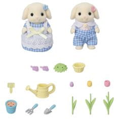 Sylvanian Families Květinový set a sourozenci Flora králíků