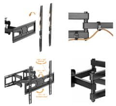 Fiber Mounts FM79 - televizní držák otočný, sklopný a délkově nastavitelný