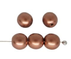 Kraftika 40 ks antické mědi round spacer round beads české sklo 6mm