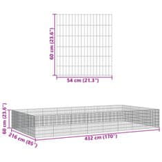 Vidaxl Ohrádka pro zvířata 24 panelů 54 x 60 cm pozinkované železo