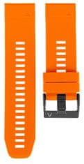 4wrist Silikonový řemínek pro Garmin Fenix 7X/Fenix 6X/Fenix 5X Plus/Fenix 3 - 26 mm - Orange